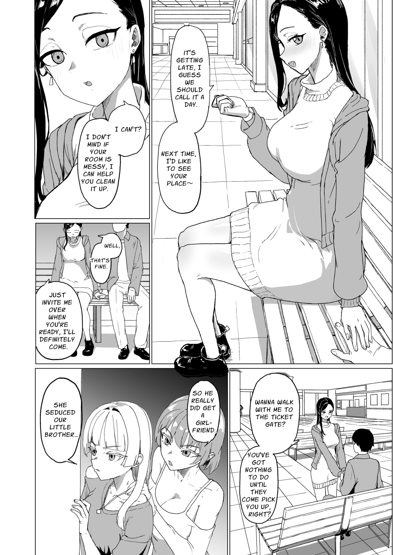 Hentai Manga Comic-Let's Make Our Brother's Girlfriend Do Some Masochistic Play-Read-2